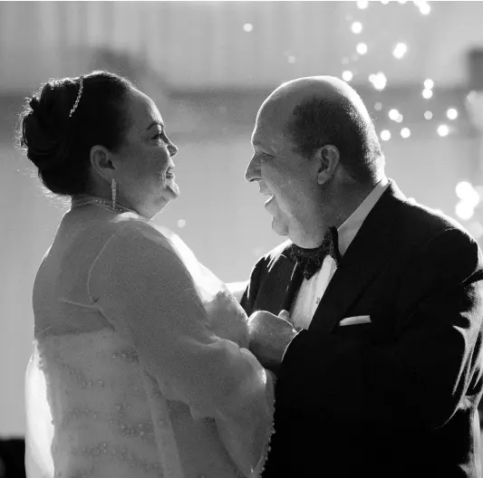  ??  ?? Gordon and Diana Tewani dance to ‘Love is Here to Stay’ at the their 50th wedding anniversar­y celebratio­n held at the AC Marriott Hotel in St Andrew on Saturday, November 9.