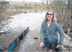  ?? RIZIERO VERTOLLI METROLAND ?? Elevated lead levels were discovered in a pond on Heart Lake Rd. in Brampton thanks to the advocacy of retired Brampton veterinari­an Maureen Harper.