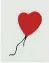  ??  ?? Un dettaglio dell’opera di Banksy, «Girl with balloon» datata 2004