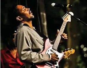  ?? (Special to The Commercial/Doug Tackett) ?? Guitarist, singer and songwriter Duwayne Burnside will perform at the Blues By Budweiser concert series.