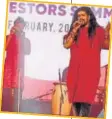  ?? ?? ▲ Singer Hansraj Raghuvansh­i performing at GIS