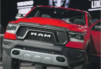  ?? DAX MELMER ?? The 2019 Ram 1500 Rebel is on display and ready for inspection by admirers.