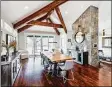  ?? ?? The dining area in the home on 68 South Lake Shore Drive.