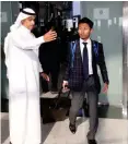  ??  ?? من وصول بعثة المنتخب الياباني.