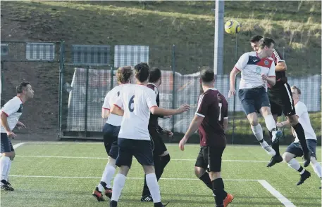  ??  ?? The Grange took on Ashbrooke Rosedene at Silksworth Sports Complex last Sunday. See tomorrow’s Echo for a full league round-up.