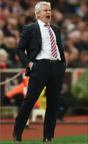  ??  ?? Mark Hughes is under real pressure after Stoke City’s nightmare start to the season.