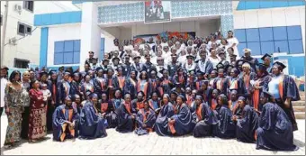  ?? ?? Cross section of the skills acquisitio­n and vocational training graduands