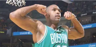  ?? FE ?? Al Horford y Boston recibirán mañana a Golden State para el tercer juego de la final.