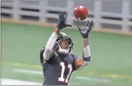  ?? Kevin C. Cox/Getty Images North America/TNS ?? Julio Jones of the Atlanta Falcons makes the second quarter reception against the New Orleans Saints at Mercedes-Benz Stadium in Atlanta, Georgia in 2020.