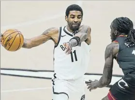  ?? FOTO: AP ?? Kyrie Irving, base de los Nets, en el partido ante los Cavaliers