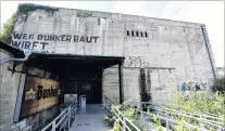  ?? PHOTO: REUTERS ?? Artefact of war . . . The location of an exhibition about German Nazi leader Adolf Hitler in a World War 2 bunker in Berlin.