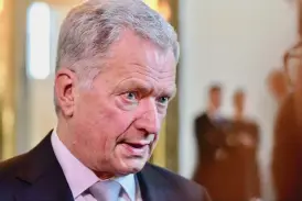  ?? FOTO: LINNEA DE LA CHAPELLE/SPT ?? President Sauli Niinistö är förundrad över den kritik som riktats mot honom beträffand­e hans maktbefoge­nheter.