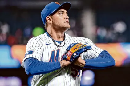  ?? Dustin Satloff/Getty Images ?? Former Giants lefty Sean Manaea delivered a pair of solid starts in his first two appearance­s with the New York Mets, allowing just one run in 11 innings while striking out 14 batters.