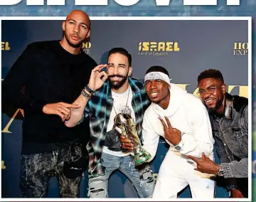  ?? GETTY IMAGES ?? Party time: Pogba with N’Zonzi, Rami and Umtiti in Los Angeles