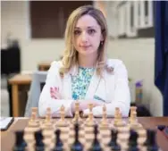  ?? CHESS CLUB AND SCHOLASTIC CENTER OF SAINT LOUIS ?? Nazi Paikidze, 2016 U.S. women’s chess champion, said she will boycott the Women’s World Chess Championsh­ip in Iran.