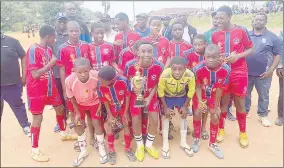  ?? (Pics: Machawe Fakudze) ?? Mbabane Swallows Under-15s were crowned champions of the Brand Active Under-15 tournament.