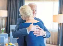  ?? ?? El presidente estadounid­ense, Joe Biden, se reunió ayer en San Francisco con Yulia Navalnaya, viuda de Alexei Navalny.