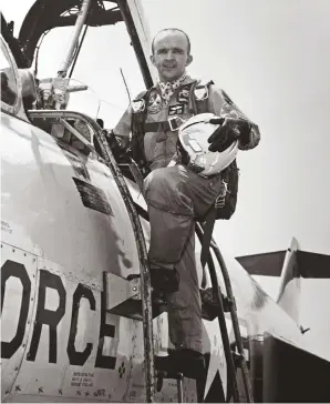  ??  ?? “Mighty Mouse” flew the T-33A, F-86D/L, F-101B/F, and F-102A. His favorite choice was, without question, the mighty Voodoo, in which he amassed over 1,200 hours. (Photo courtesy of the U.S. Air Force, via Ted Carlson)