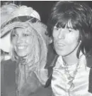  ?? AP ?? Anita Pallenberg y el guitarrist­a Keith Richards terminaron su relación a finales de los 70.