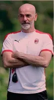  ?? LAPRESSE ?? Guida Stefano Pioli, 55 anni, allena il Milan dall’ottobre del 2019