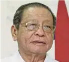  ??  ?? Lim Kit Siang