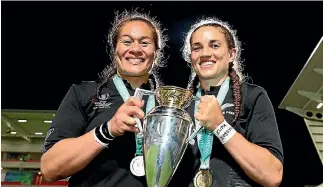  ?? PHOTO: GETTY IMAGES ?? It’s back to the day job for the Black Ferns despite their world championsh­ip.