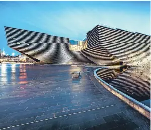  ??  ?? V&A Dundee will be a huge draw – as long as tourists can get to it.