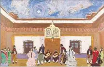  ??  ?? PEDRO FIGARI. “Baile en el patio”, óleo sobre cartón 63 x 83,5 cm.