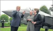  ?? BLOOMBERG ?? Trump with Lockheed Martin CEO Marillyn Hewson.