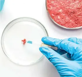  ?? IStock ?? La carne de laboratori­o, un negocio en alza que atrae a grandes fortunas.