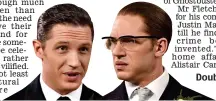  ?? ?? Double trouble: Tom Hardy as both Krays in Legend