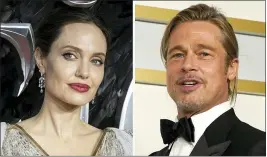  ??  ?? Angelina Jolie and Brad Pitt.