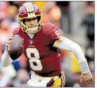  ?? AP file photo ?? Quarterbac­k Kirk Cousins
will not return to the Washington Redskins next season after the team chose not to use the franchise tag on him. The Redskins have agreed to acquire Alex Smith from the Kansas City Chiefs, effectivel­y pushing Cousins into free...