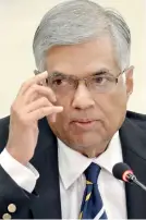  ??  ?? At a recent UNESCO- sponsored conference in Colombo Prime Minister Ranil Wickremesi­nghe used his keynote address to point more than one finger at sections of the media which he said did not seem to value media freedom that the Unity Government had...