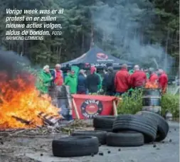  ?? RAYMOND LEMMENS
FOTO ?? Vorige week was er al protest en er zullen nieuwe acties volgen, aldus de bonden.