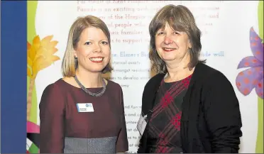  ??  ?? Sarah Pugh from the Heart of Kent Hospice and Alison Broom from Maidstone Borough Council have teamed up with the KM to launch the Compassion­ate Community Awards