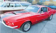  ?? ALYN EDWARDS ?? Rocker Sammy Hagar’s Shelby GT500 is among the 45 collector vehicles sent from Vancouver to be auctioned in Arizona.