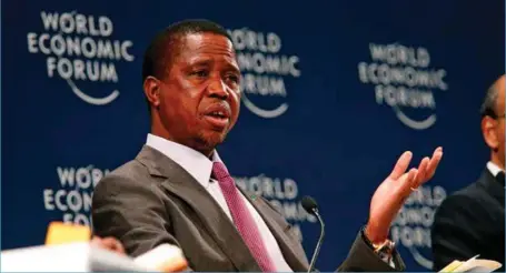  ?? FOTO: NTB SCANPIX ?? Zambias president Edgar Lungu har inngått avtale om kjøp av et eget luksusfly til rundt 400 millioner kroner.