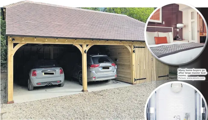  ?? Picture: ROOKERYBAR­NS.CO.UK ?? Two-car garage is a good home feature.
