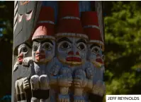  ?? JEFF REYNOLDS ?? The Legacy pole at Windy Bay