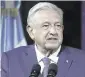  ?? MOISES CASTILLO AP | May 5, 2022 ?? Mexican President Andrés Manuel López Obrador