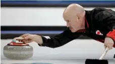 ?? NATACHA PISARENKO/THE ASSOCIATED PRESS ?? Kevin Koe won’t continue the run of Canadian skips (Brad Gushue, Kevin Martin, Brad Jacobs) to win Olympic gold.