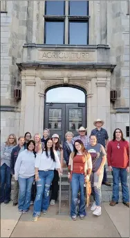  ?? ?? Agricultur­e students traveled to the University of Arkansas for Teach Ag. Teach Ag is a national campaign encouragin­g students to consider a career teaching agricultur­e.