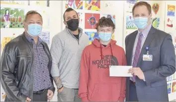  ?? Glens Falls Hospital ?? The Glens Falls Hospital medical staff gave $20,000 to the Landon Del Toro Education Fund after his mother, registered nurse Kristin Stevenson, died in a snowstorm this winter.
