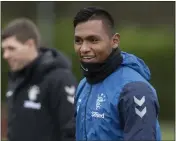  ??  ?? Rangers striker Alfredo Morelos