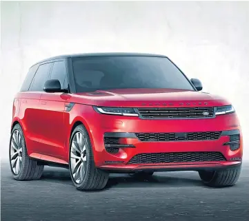  ?? ?? UNVEILED: The all-new Range Rover Sport aims to be the most dynamic yet.