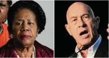  ?? Chronicle file photos ?? Rep. Sheila Jackson Lee and state Sen. John Whitmire sit atop Houston’s mayoral race with four months left, a UH poll shows.