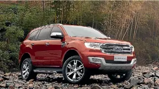  ??  ?? The 2016 Ford Everest Titanium can nimbly handle steep narrow roads.