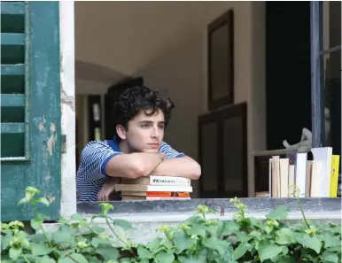  ??  ?? Timothée Chalamet, 22 ans, révélation du film et pépite en devenir.