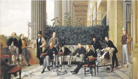  ?? // ABC ?? ‘El Círculo de la Rue Royale’ (1866), de James Tissot, que Proust cita en ‘En busca del tiempo perdido’